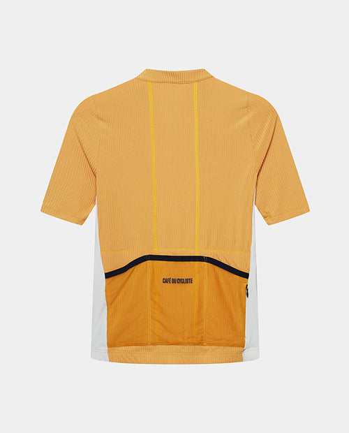 Café du Cycliste 車衣 Romy Midweight Jersey Sunflower 男款 橘黃