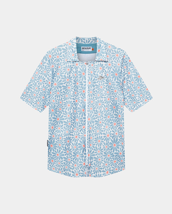Café du Cycliste 拉鍊車衣Claudine V2 Unisex Superlight Jersey DaisyDeepWater 男女通用 藍雛菊