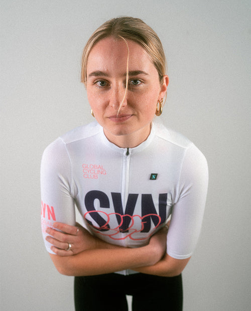 Biehler 車衣 PRO Design Lab Jersey Crossed White 女款 白