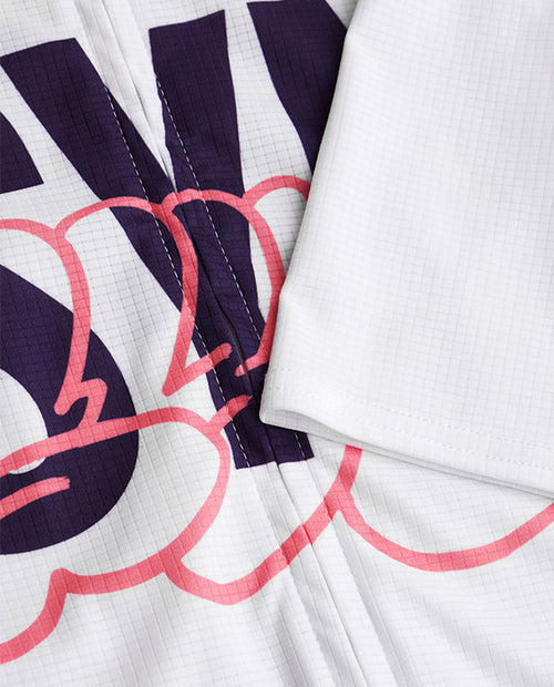 Biehler 車衣 PRO Design Lab Jersey Crossed White 女款 白