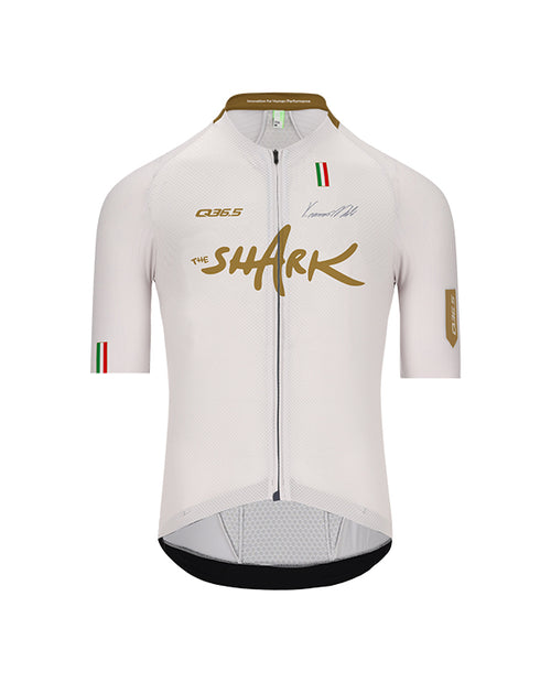 Q36.5 車衣Gregarius Clima Nibali Olympic Jersey White 男款 白金