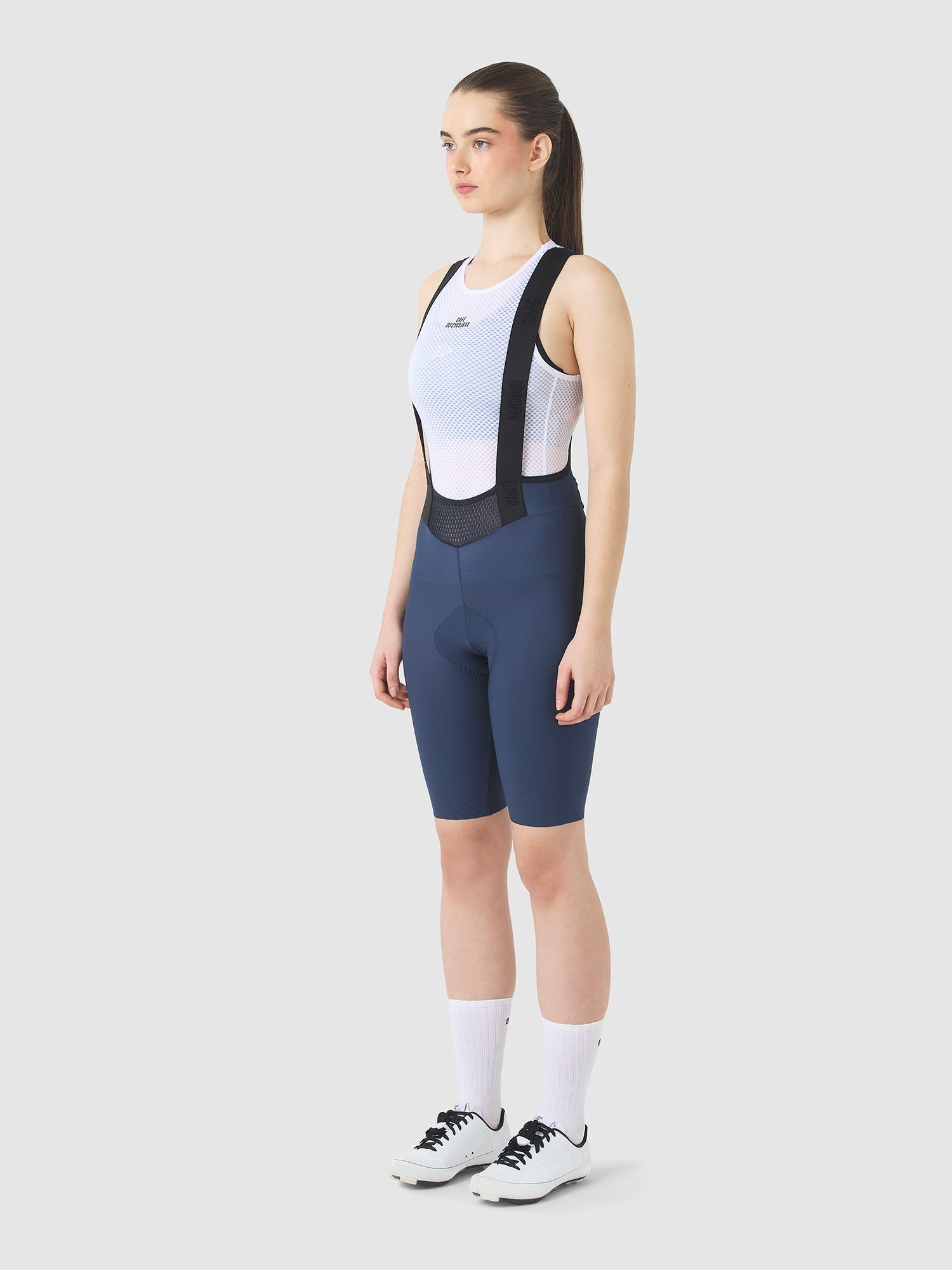 Café du Cycliste AX車褲 Freida Long Distance Bib Shorts Navy 女款 藍