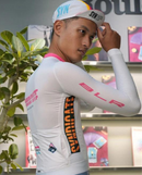Biehler 薄長袖車衣Syndicate Race Team LS Jersey Sunday 男款 白