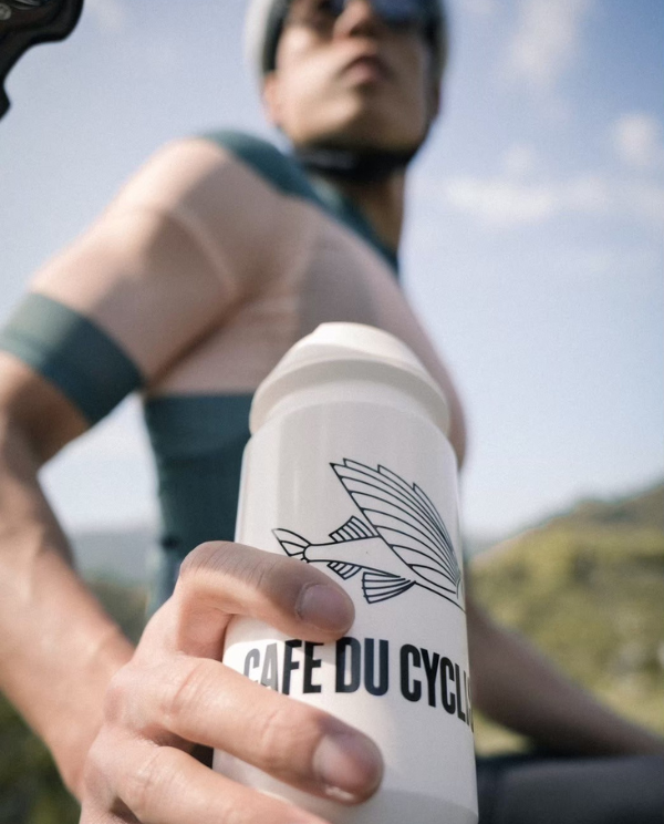 Café du Cycliste 水壺 Flying Fish Bidon 500ml 飛魚 白