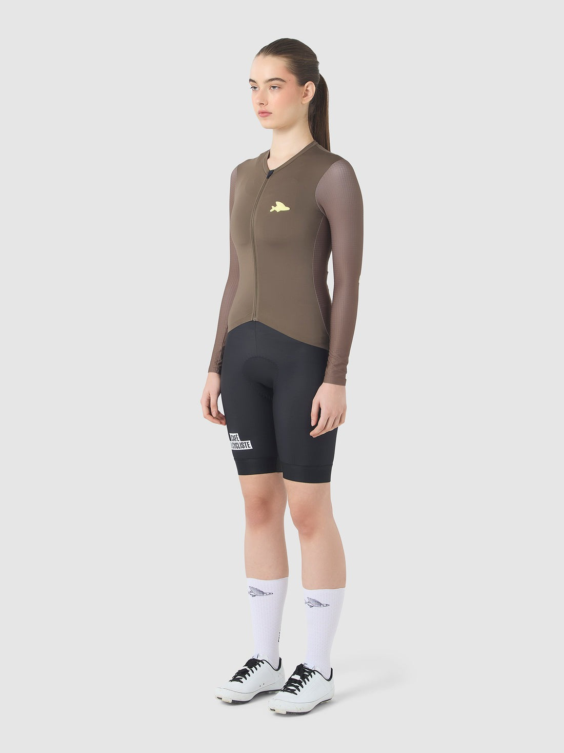 Café du Cycliste 車衣 Andrea Superlight LS Jersey Carob 長袖 女款 棕