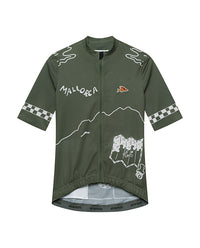 Café du Cycliste 車衣 Sa Calobra Jersey Khaki 女款 卡其綠