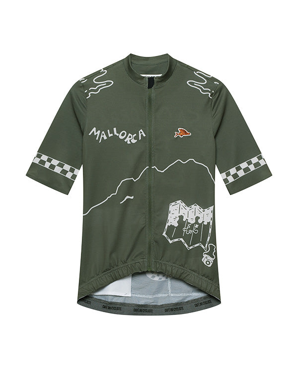 Café du Cycliste 車衣 Sa Calobra Jersey Khaki 女款 卡其綠