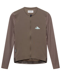 Café du Cycliste 車衣 Andrea Superlight LS Jersey Carob 長袖 男款 棕