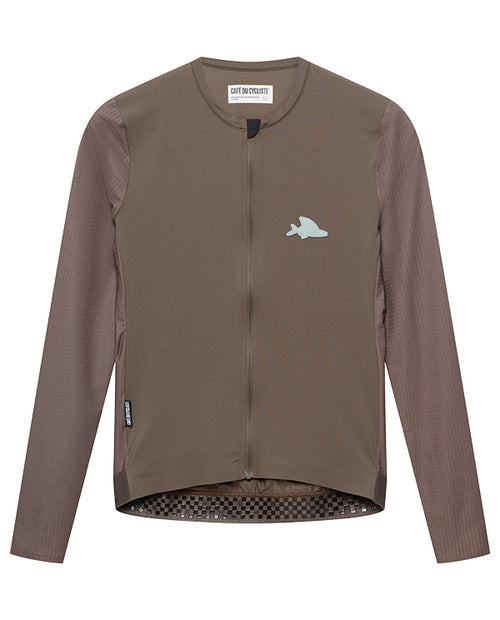 Café du Cycliste 車衣 Andrea Superlight LS Jersey Carob 長袖 男款 棕