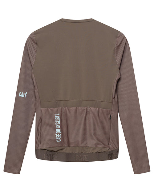 Café du Cycliste 車衣 Andrea Superlight LS Jersey Carob 長袖 男款 棕
