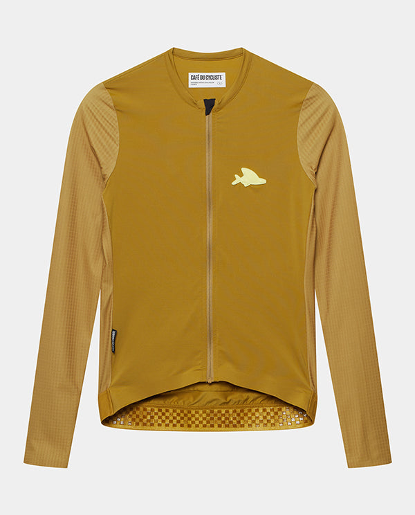 Café du Cycliste 車衣 Andrea Superlight LS Jersey Golden Olive 長袖 女款 金