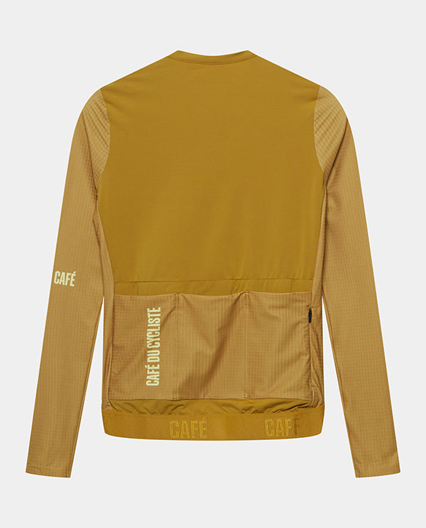 Café du Cycliste 車衣 Andrea Superlight LS Jersey Golden Olive 長袖 男款 金