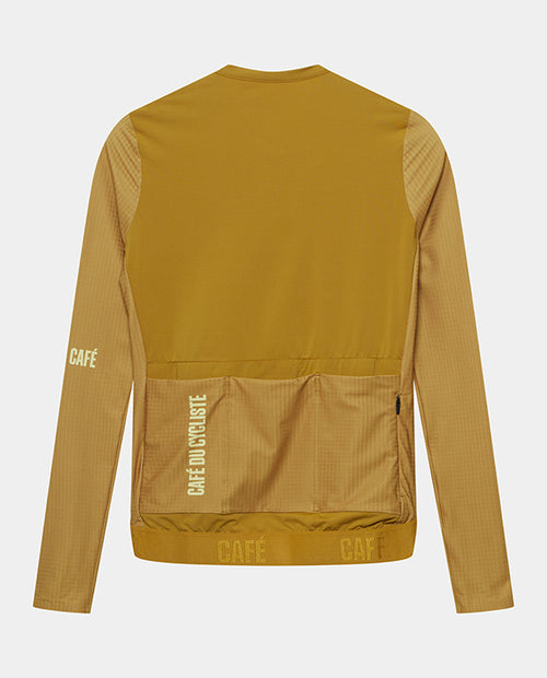 Café du Cycliste 車衣 Andrea Superlight LS Jersey Golden Olive 長袖 女款 金