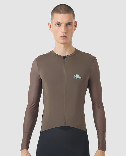 Café du Cycliste 車衣 Andrea Superlight LS Jersey Carob 長袖 男款 棕