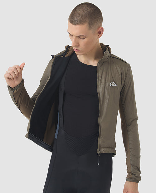 Café du Cycliste 外套Lise Thermal Jacket Carob 保暖 男款 棕