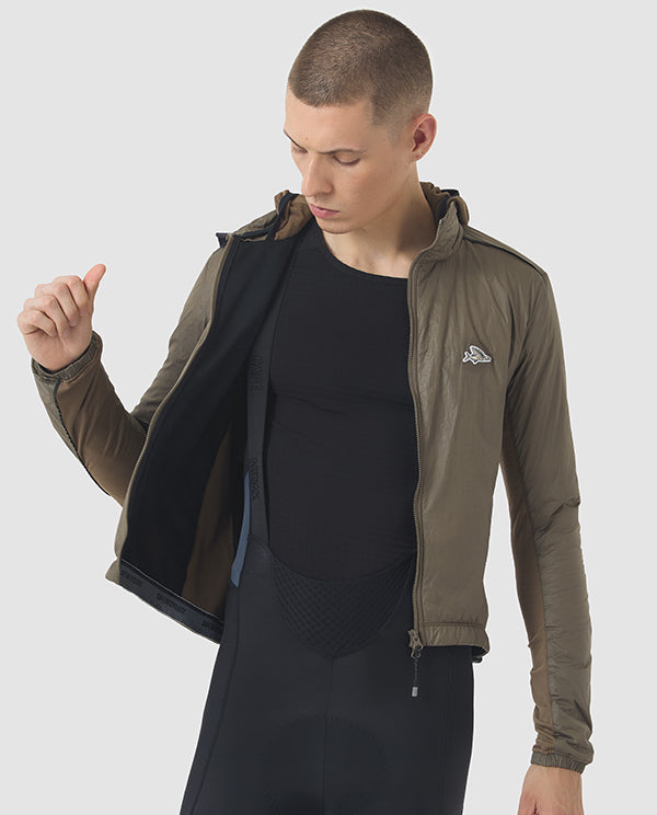 Café du Cycliste 外套Lise Thermal Jacket Carob 保暖 男款 棕