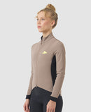 Café du Cycliste 軟殼外套Manon Softshell Jacket OysterGrey 女款 棕灰