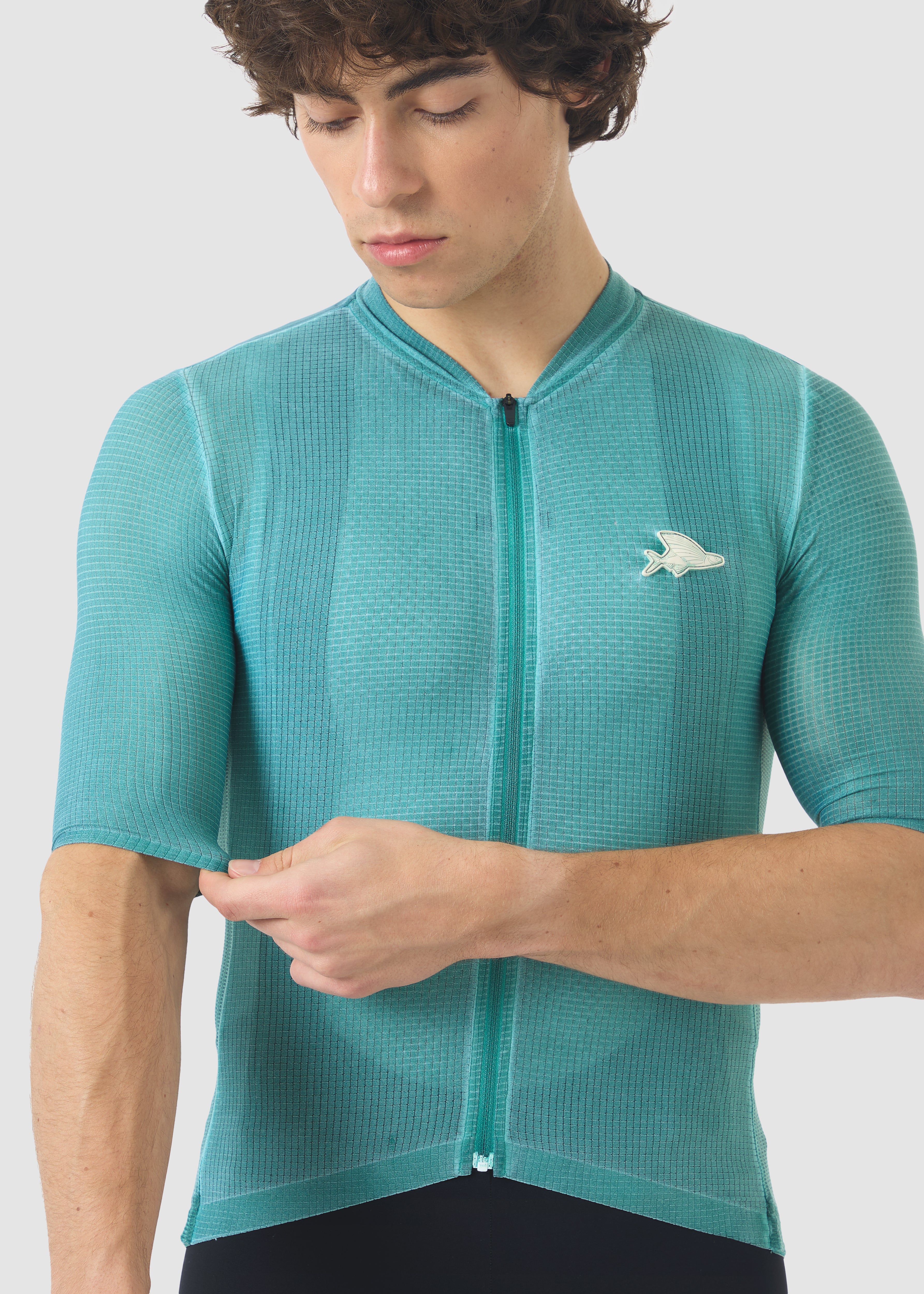 Café du Cycliste 車衣 Angeline V2 Ultralight Jersey Cold Dye Dark Sea 男款 深綠