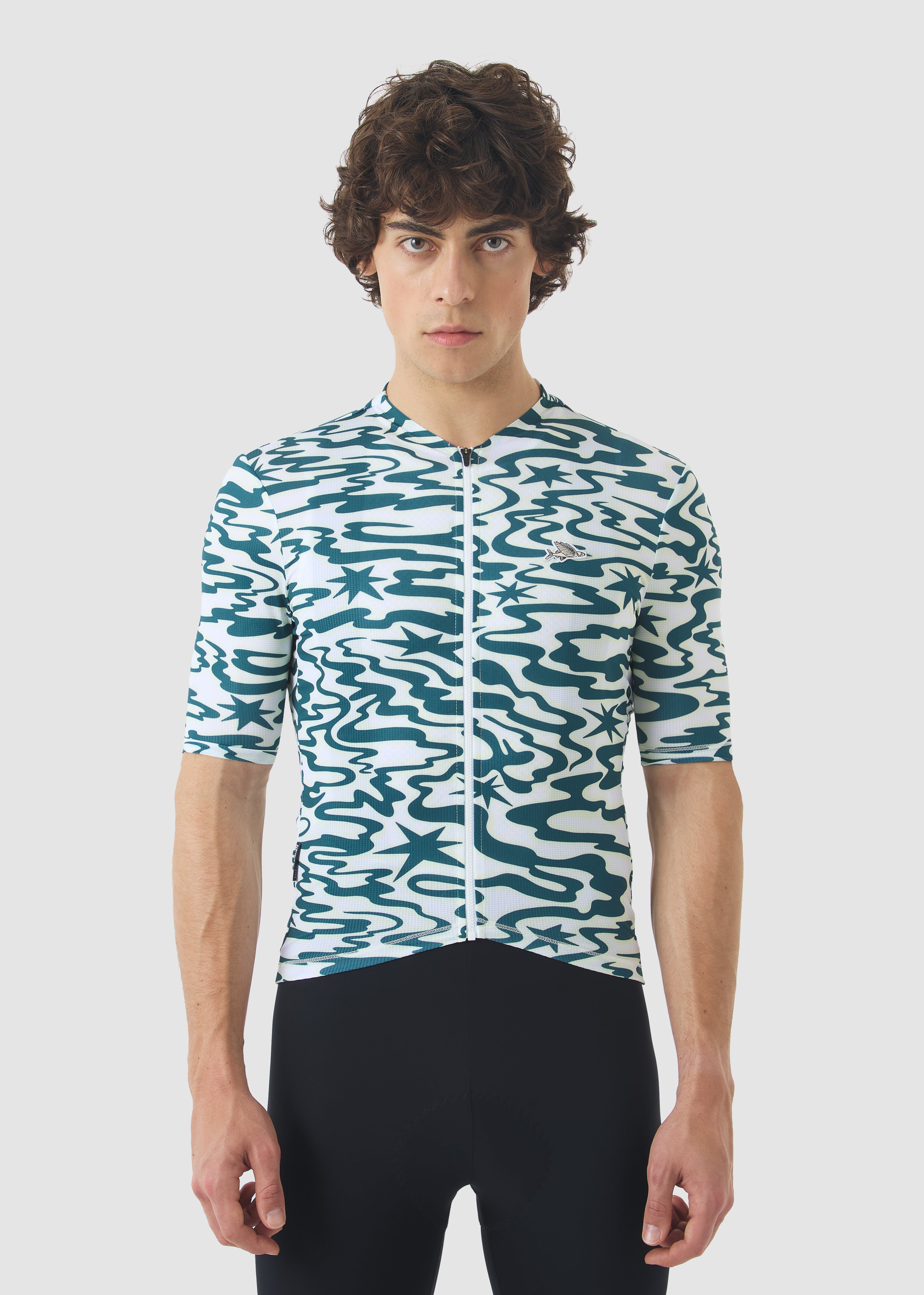 Café du Cycliste 車衣 Laurette Classic Light Weight Jersey Stars Storm 男款 灰星星