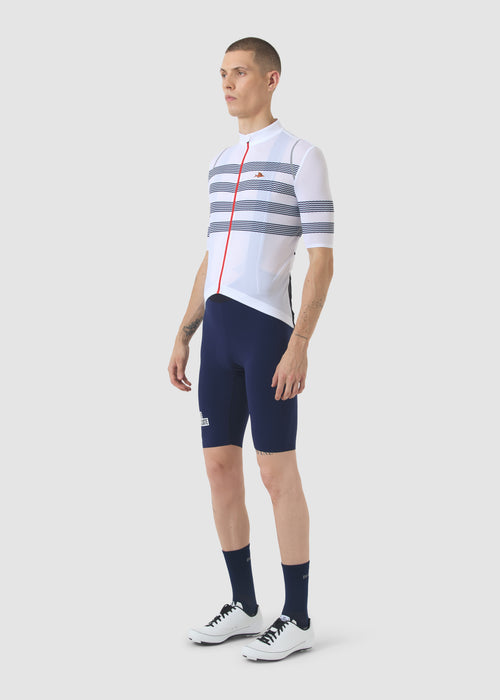 Café du Cycliste 車衣 Audax Mona V2 Superlight Jersey ClassicWhite 男款 經典藍白