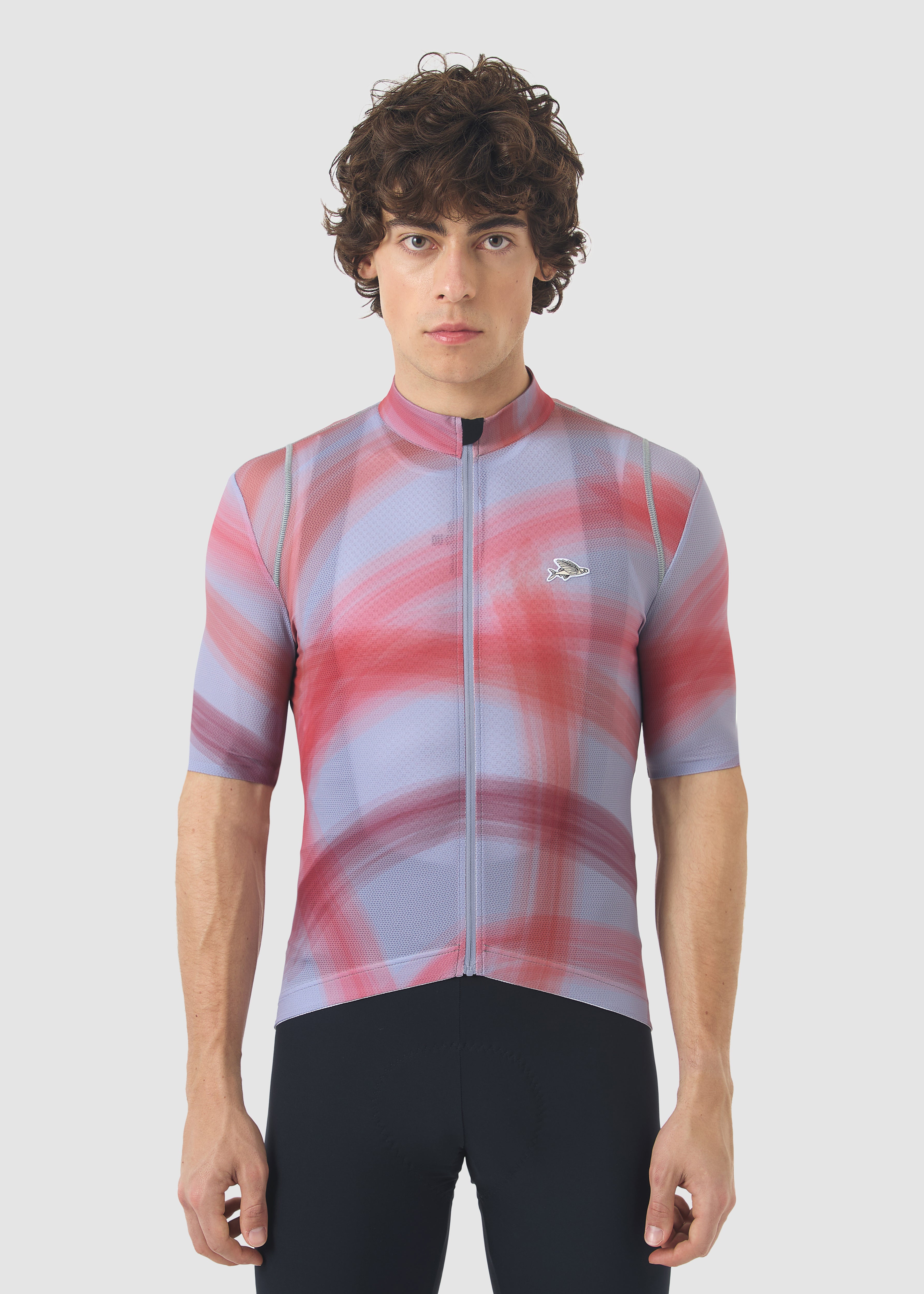 Café du Cycliste 車衣 Audax Mona V2 Superlight Jersey Sunloop Storm 男款 晨光橙灰