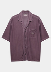 Café du Cycliste 休閒衫 Gladys Ultralight Shirt Cold Dye Mineral Pink 男女共版 冷染紫