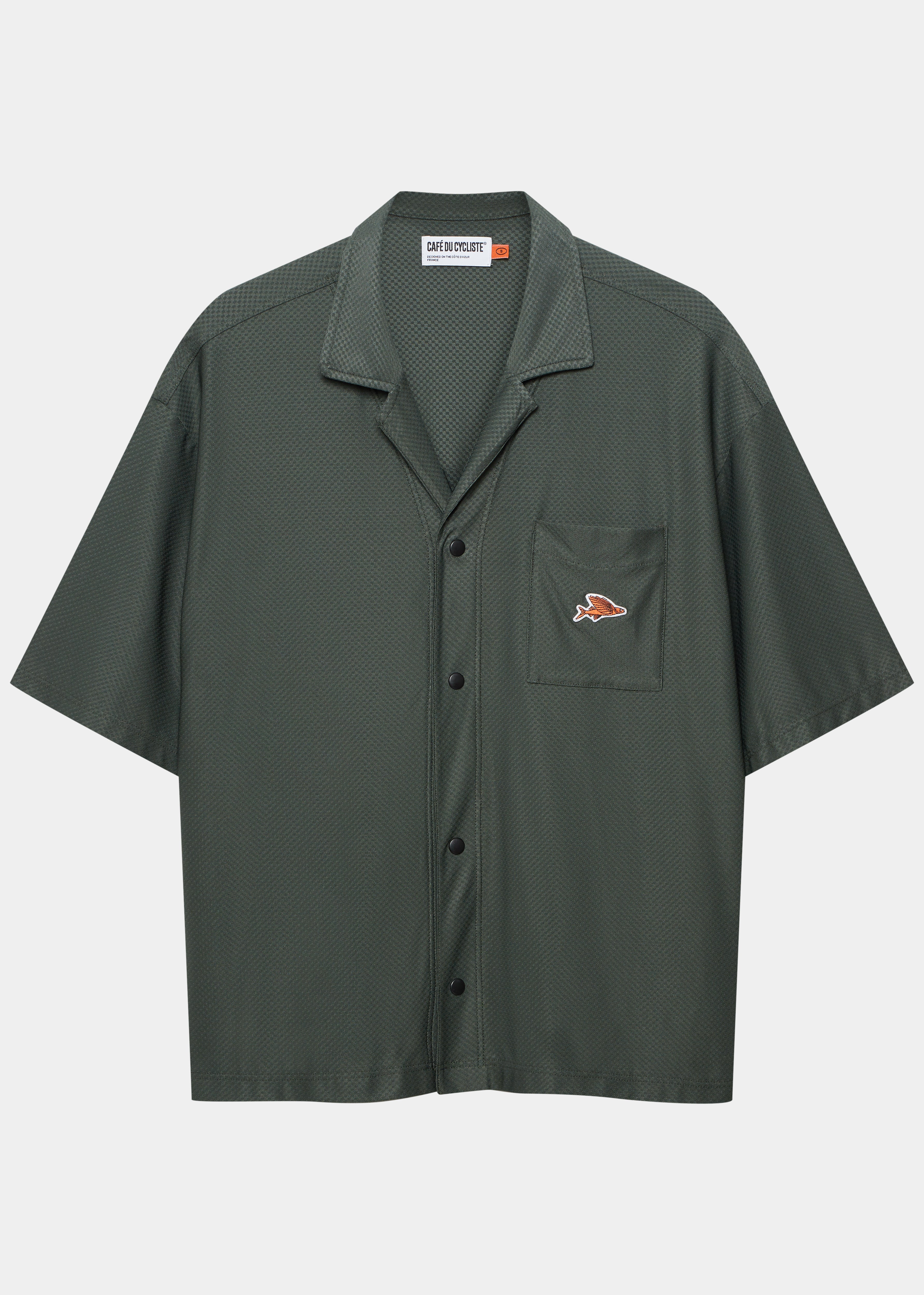Café du Cycliste 休閒衫 Gladys Ultralight Shirt Khaki 男女共版 卡其綠