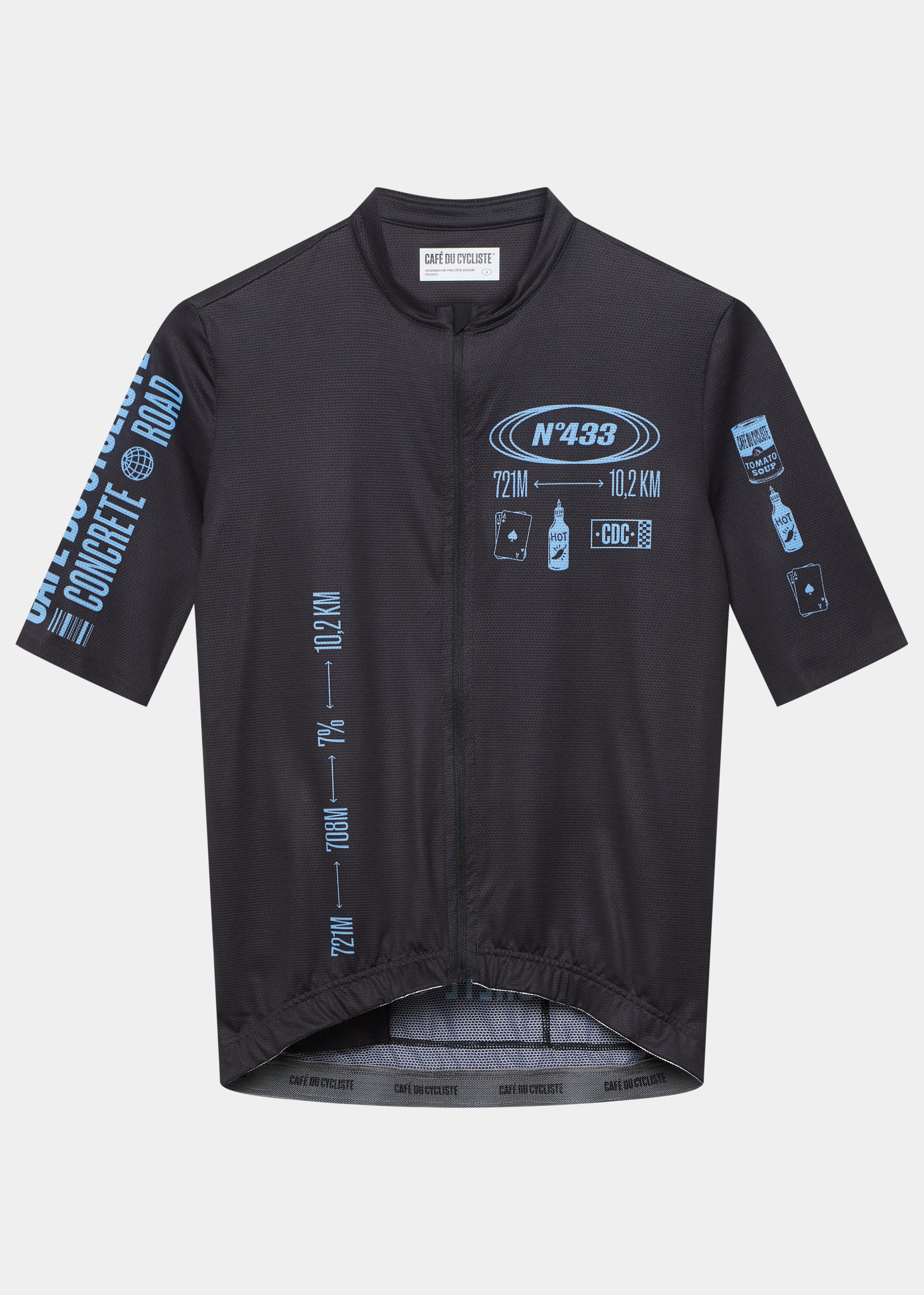 Café du Cycliste 車衣 Col. Sa Calobra Superlight Jersey 男款 黑亮藍