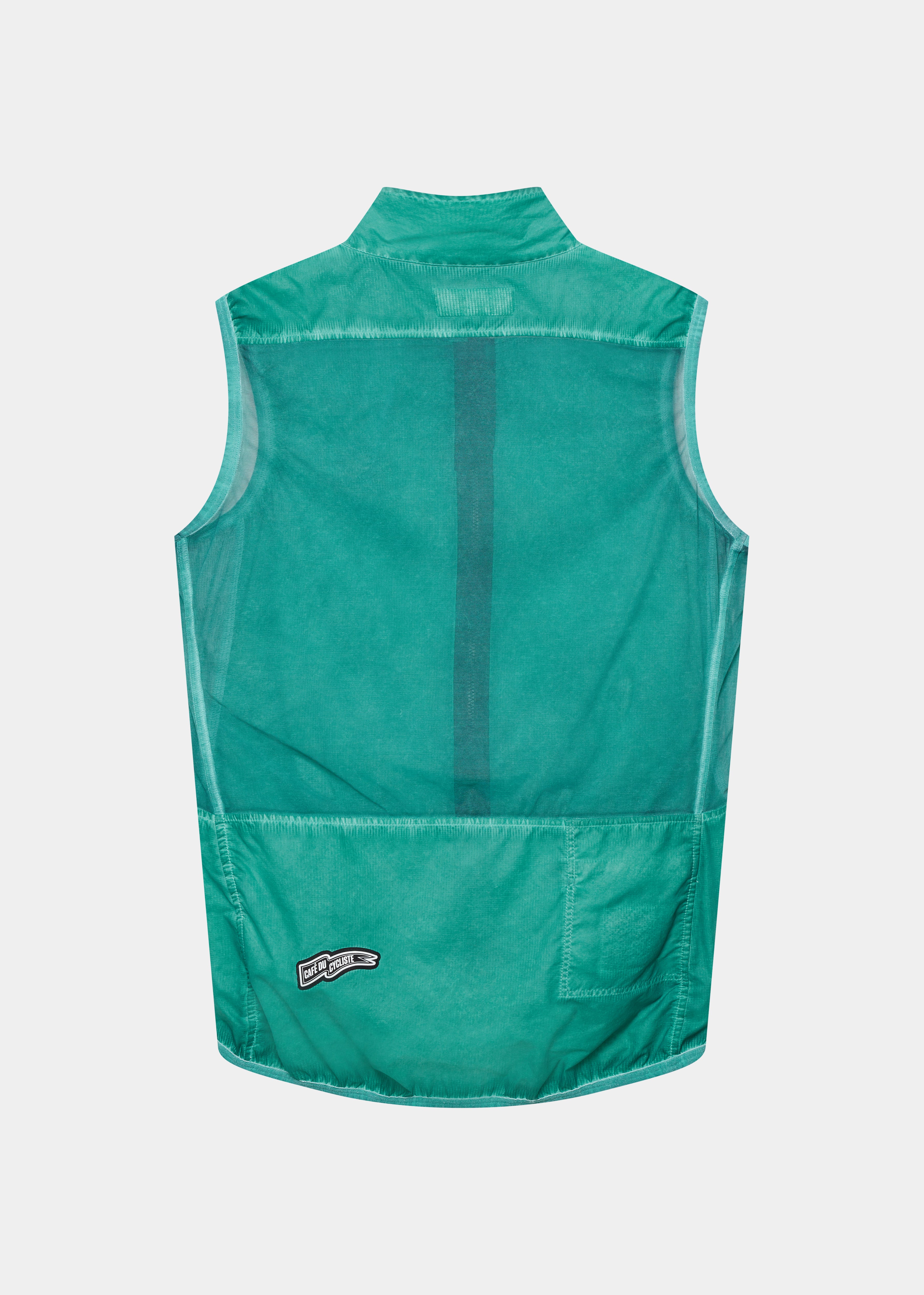Café du Cycliste 防風背心 Edith Windproof Gilet Cold Dye Dark Sea 男款 冷染綠