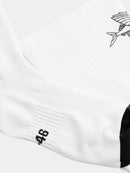 Café du Cycliste 空力車襪 Aero Socks Flying Fish Black on White 飛魚白