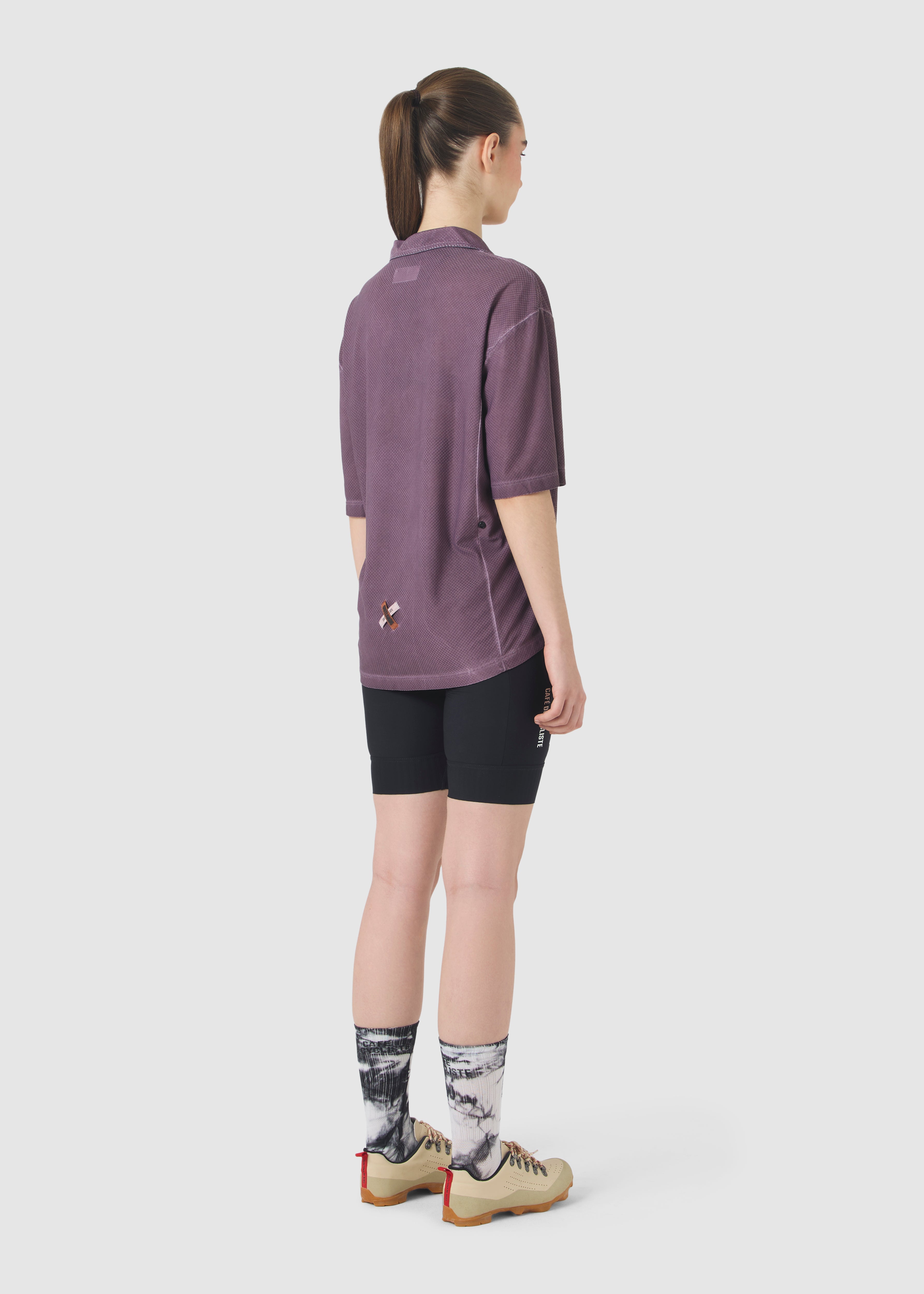Café du Cycliste 休閒衫 Gladys Ultralight Shirt Cold Dye Mineral Pink 男女共版 冷染紫