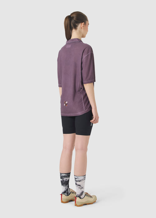 Café du Cycliste 休閒衫 Gladys Ultralight Shirt Cold Dye Mineral Pink 男女共版 冷染紫
