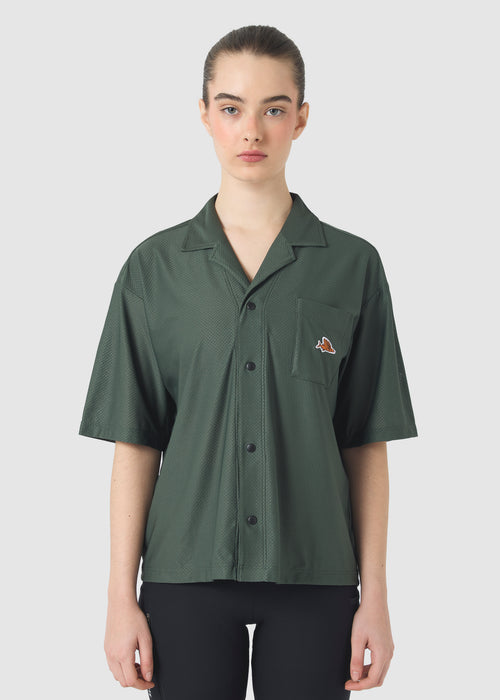 Café du Cycliste 休閒車衣 Gladys Ultralight Shirt Khaki 男女共版 卡其綠