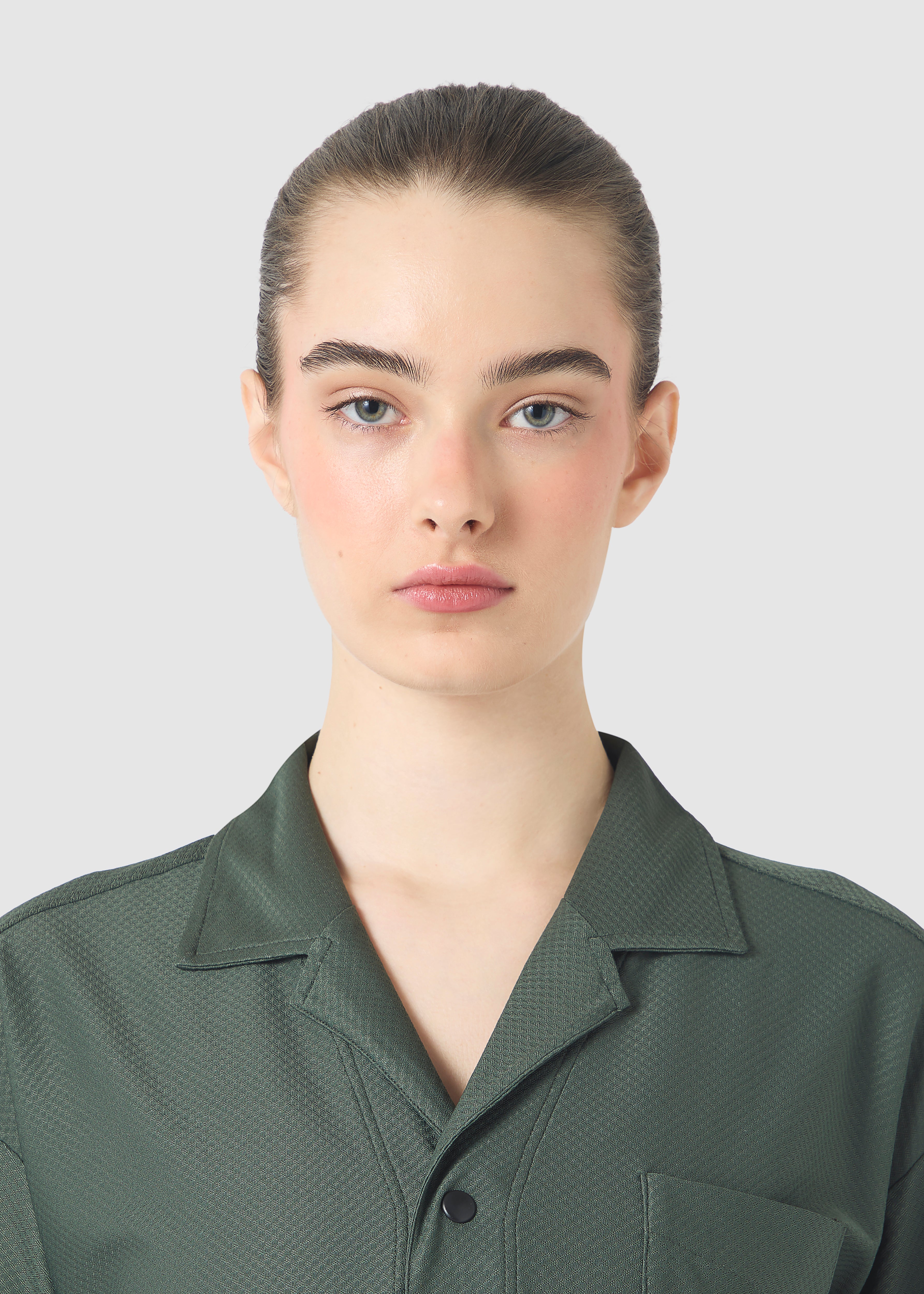 Café du Cycliste 休閒車衣 Gladys Ultralight Shirt Khaki 男女共版 卡其綠