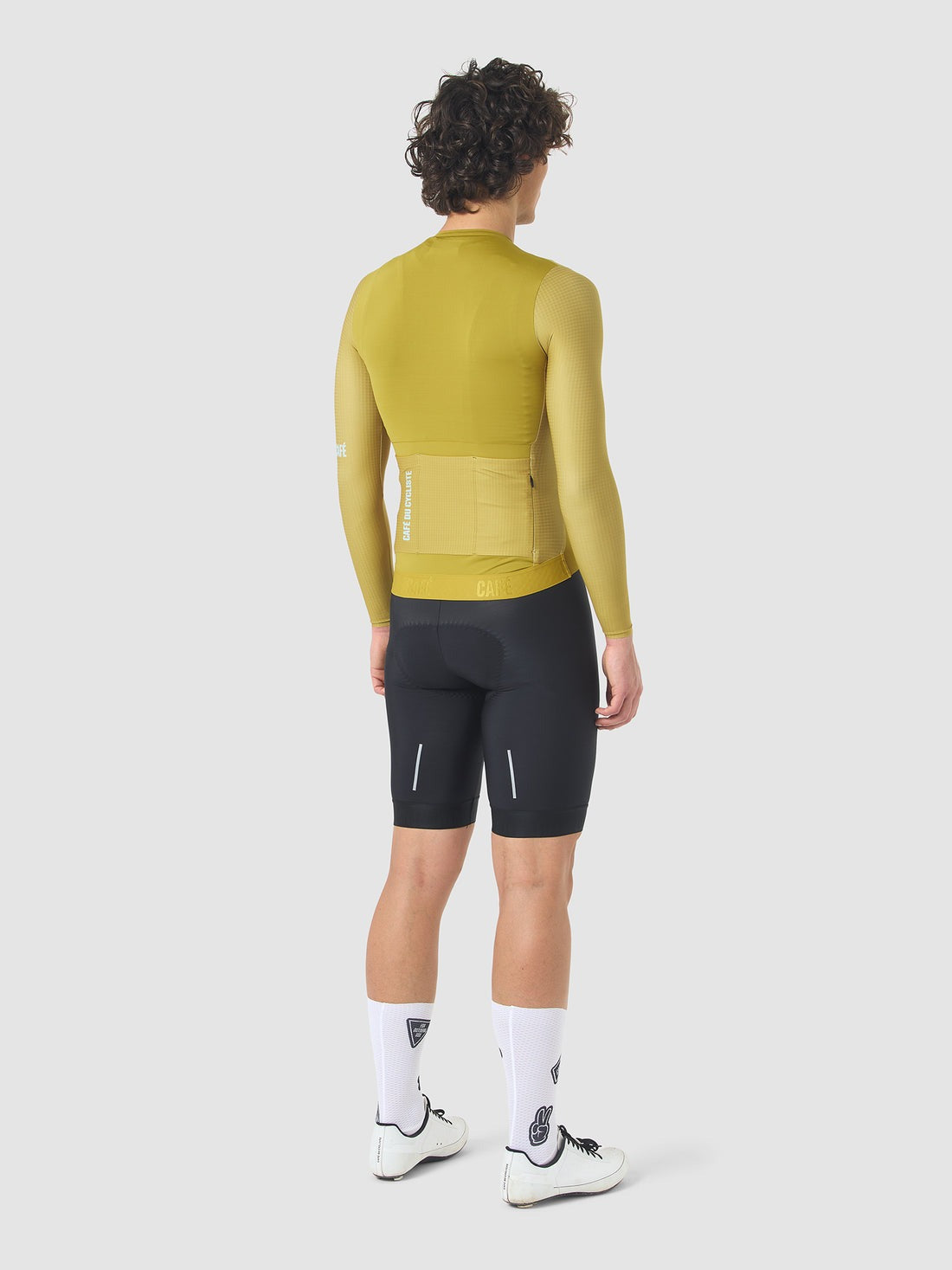 Café du Cycliste 車衣 Andrea Superlight LS Jersey Golden Olive 長袖 男款 金
