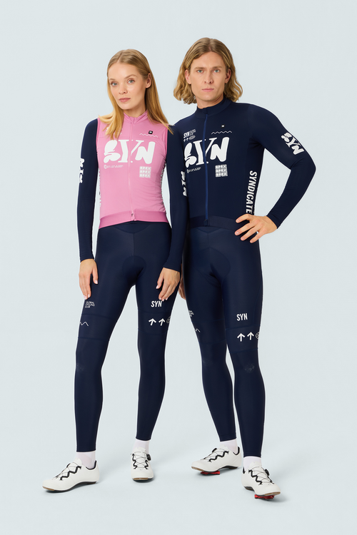 SYN 保暖長車褲 Pro Team APEX Thermal Bib Tights Dark Blue 男款 藍