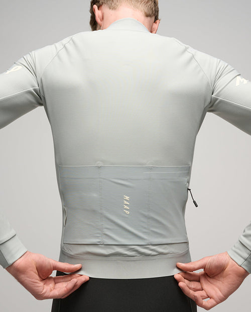 MAAP 車衣 Aeon Thermal LS Jersey Gray Stone 長袖 男款 灰