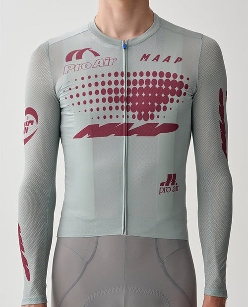 MAAP 車衣 Aether Pro Air LS Jersey Dove 薄長袖 男款 灰