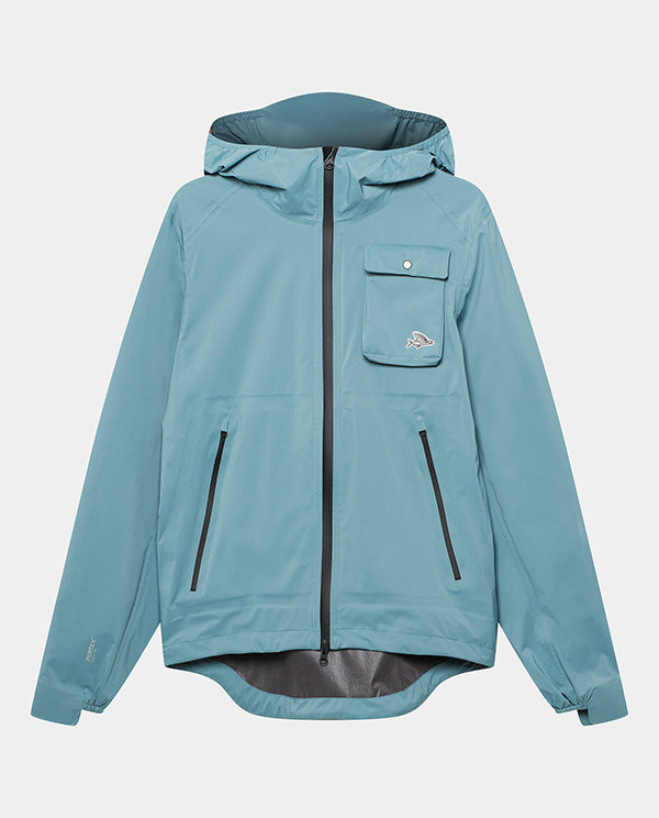 Café du Cycliste 外套Alizee DeepWater 防水 水藍