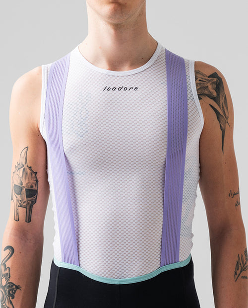 Isadore 車褲 Alternative Bib Shorts Black Purple 男款 黑