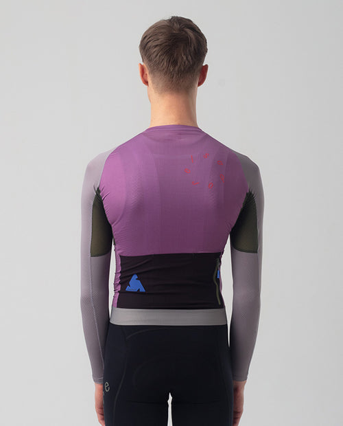 Isadore 薄長袖車衣 Alternative Ultralight Long Sleeve Jersey Amethyst 男款 紫