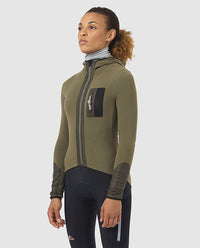 Café du Cycliste 車衣Audax Ingrid LS Jersey V2 Moss Green 長袖 女款 卡其綠