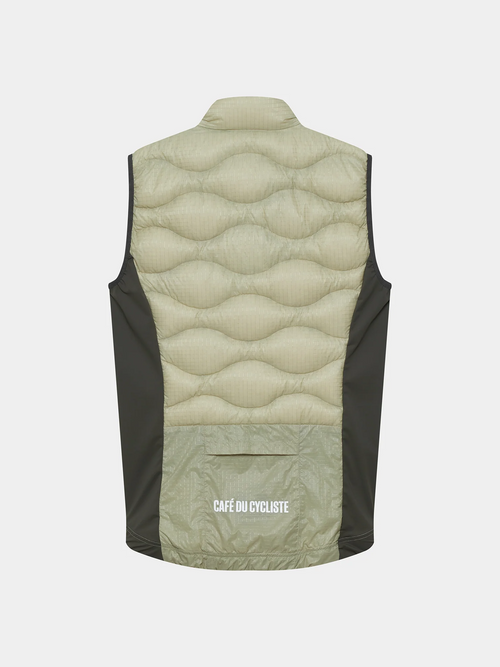 Café du Cycliste 背心Alexia V3 Thermal Gilet Puddle 男女共版 沼綠