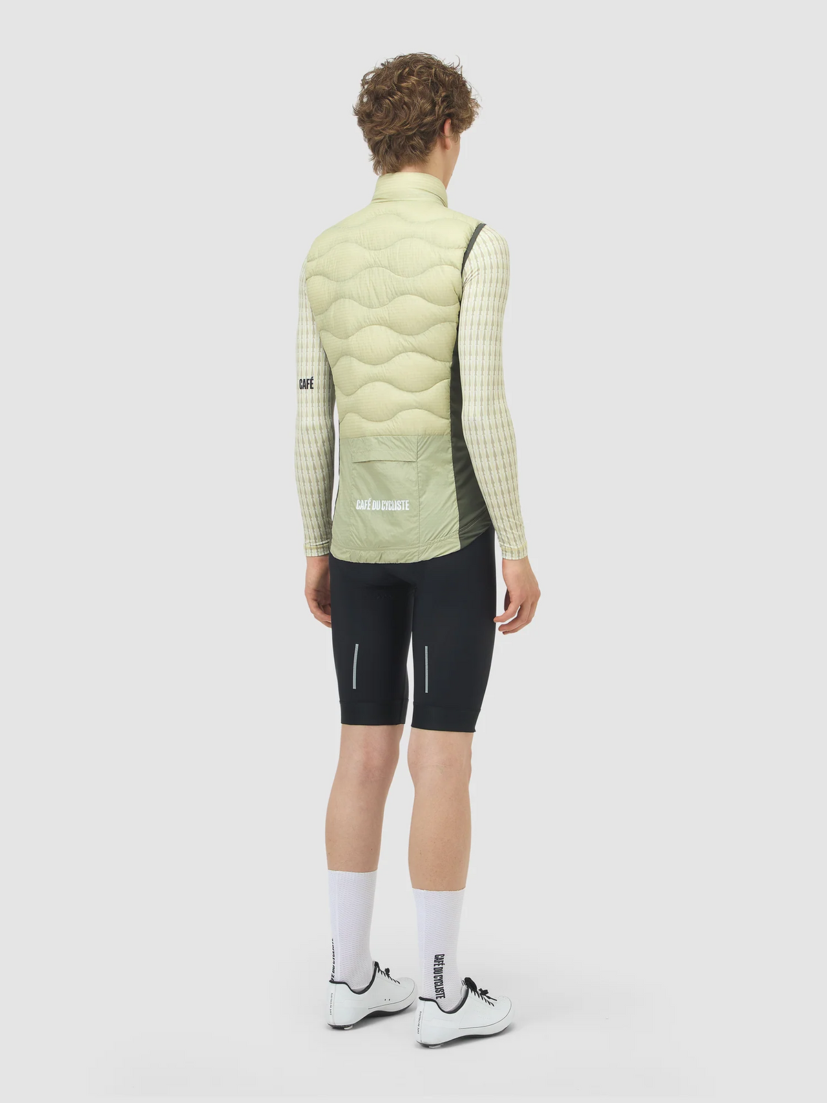 Café du Cycliste 背心Alexia V3 Thermal Gilet Puddle 男女共版 沼綠