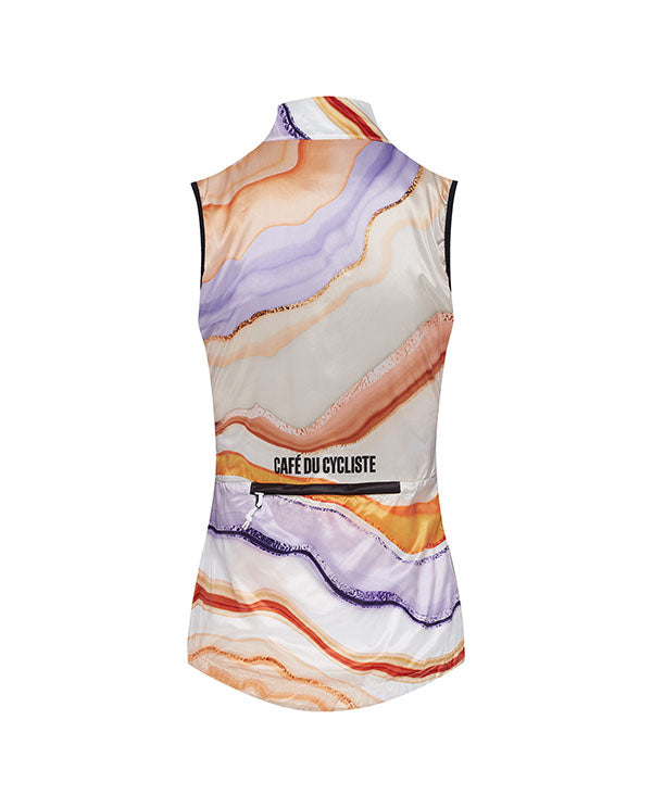 Café du Cycliste 工坊背心 Ines Thermail Gilet Onxy 女款 瑪瑙紋
