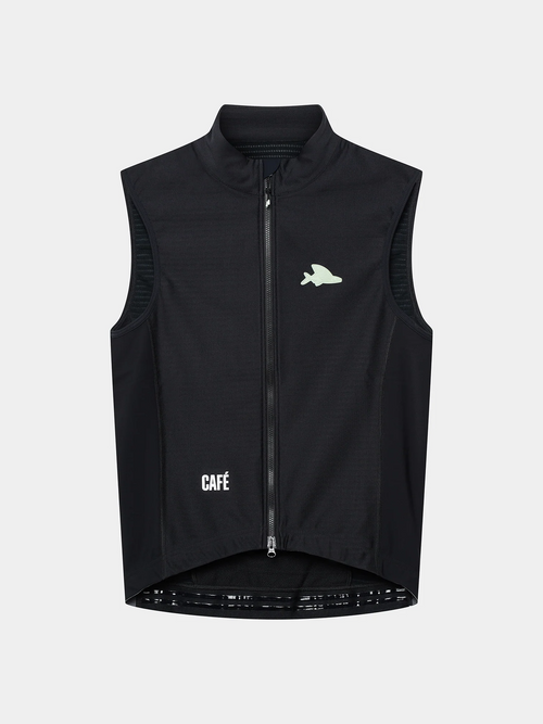 Café du Cycliste 背心 Sibille Thermal Gilet Raven 男款 黑