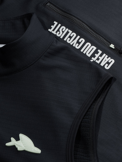 Café du Cycliste 背心 Sibille Thermal Gilet Raven 女款 黑