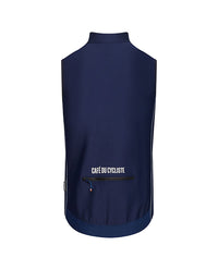 Café du Cycliste 背心 Sibille Thermal Gilet Navy 男款 深藍