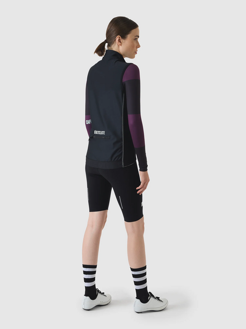 Café du Cycliste 背心 Sibille Thermal Gilet Raven 女款 黑