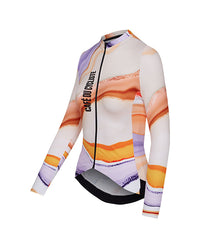 Café du Cycliste 工坊車衣 Alexine LS Jersey Onyx 女款 瑪瑙紋